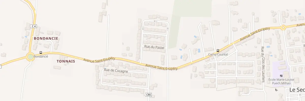 Plan du 8 Rue du Pastel au Sequestre