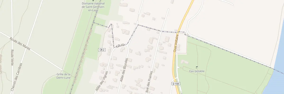Plan du 105 Rue des Prairies au Pecq