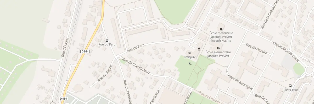 Plan du 61 Rue du Parc à Saint-Ouen-l’Aumône
