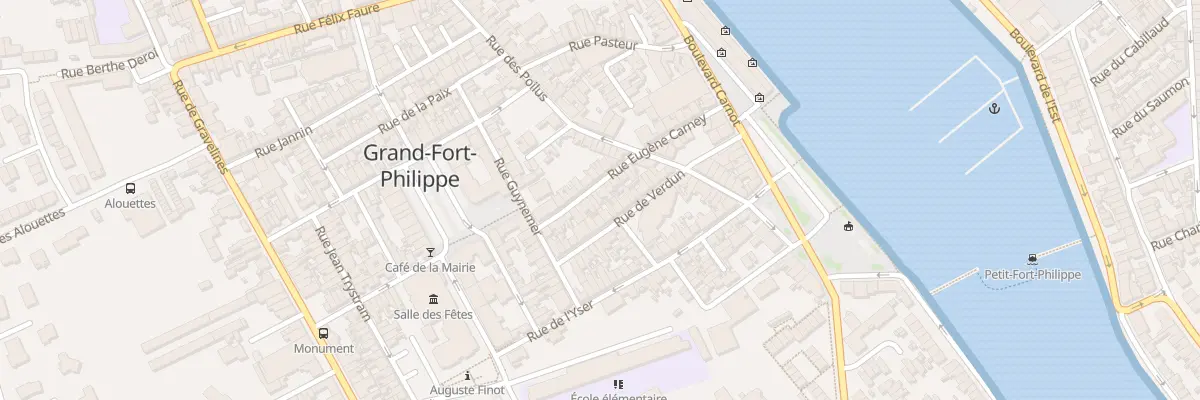 Plan du 23 Rue Eugène Carney à Grand-Fort-Philippe