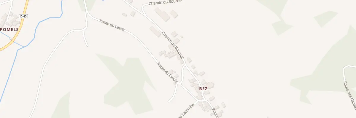 Plan du 5112 Bez à Naussac