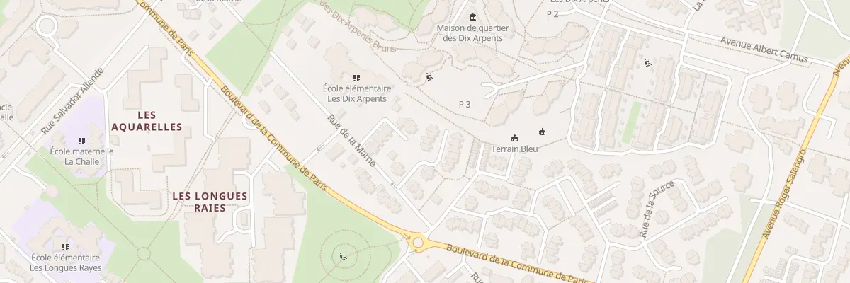 Plan du 3 Vc des Vendanges à Éragny-sur-Oise