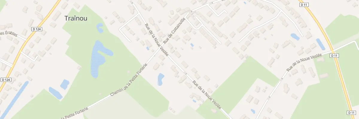 Plan du 353 Rue de la Noue Veslée à Traînou