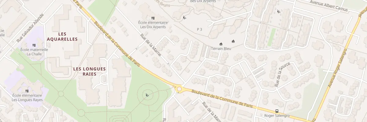 Plan du 2 Vc des Vendanges à Éragny-sur-Oise