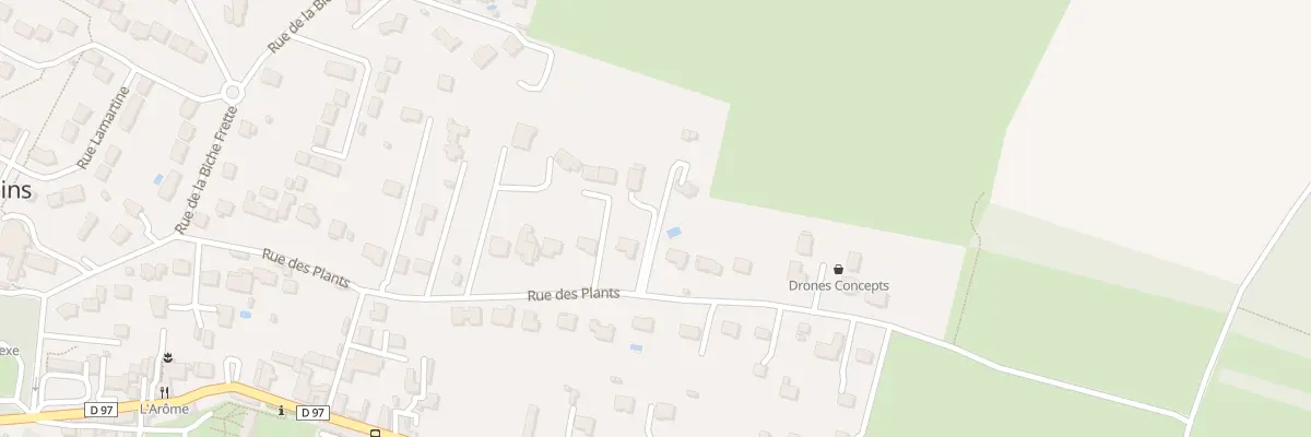 Plan du 43 Rue des Plants à Forges-les-Bains