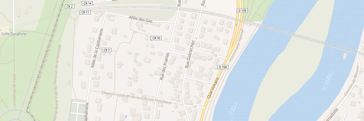 Plan du 33 Rue Gabriel Péri au Pecq