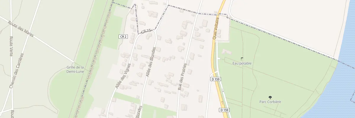 Plan du 93 Rue des Prairies au Pecq