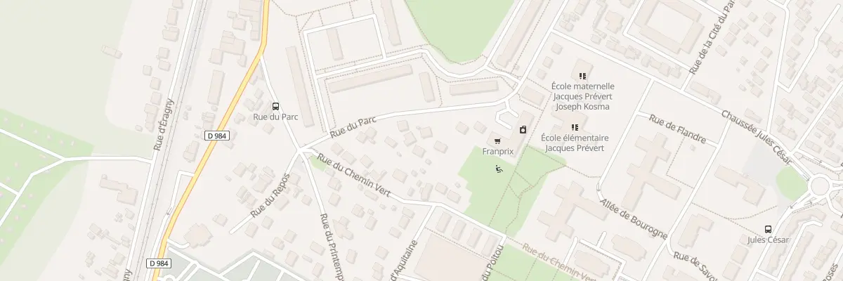 Plan du 59 Rue du Parc à Saint-Ouen-l’Aumône