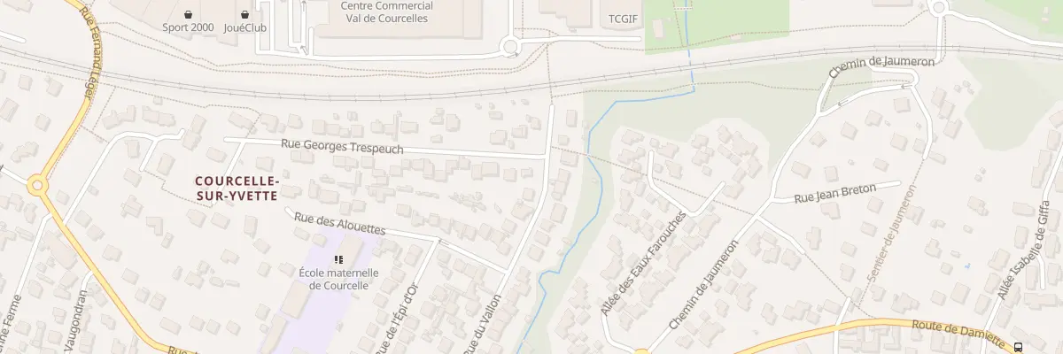 Plan du 1 Rue Georges Trespeuch à Gif-sur-Yvette
