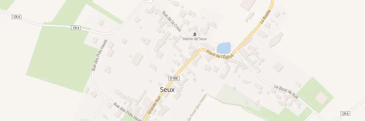 Plan du 4 Gr La Grande Rue à Seux