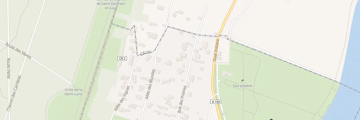 Plan du 103 Rue des Prairies au Pecq