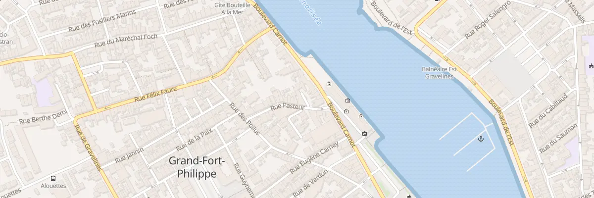 Plan du 12 Rue Pasteur à Grand-Fort-Philippe