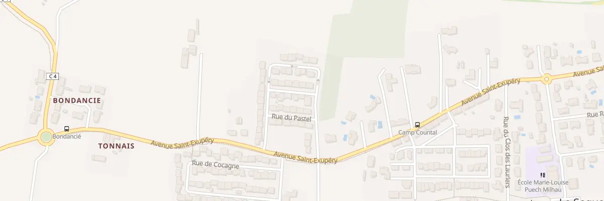 Plan du 4 Rue de la Chènevie au Sequestre