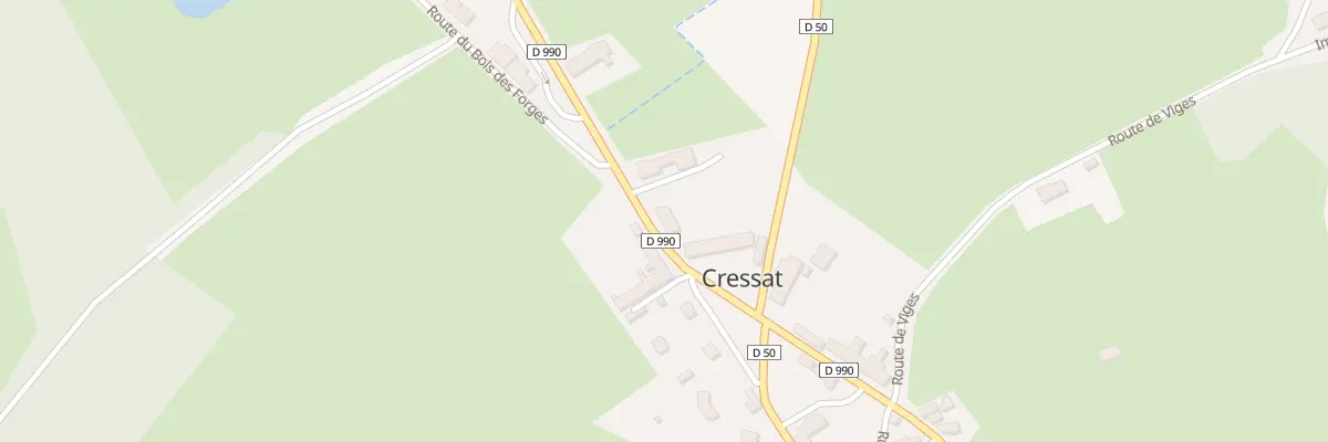 Plan du 2 Rte de Jarnages à Cressat