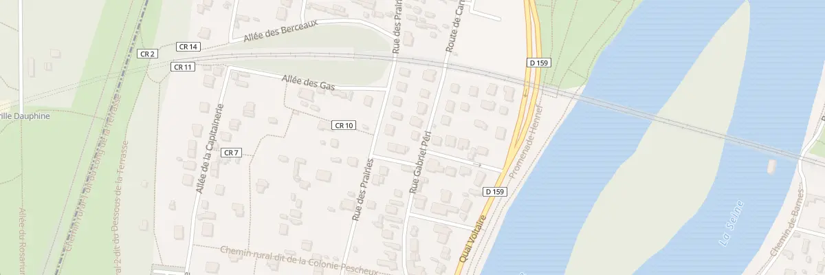 Plan du 35 Rue Gabriel Péri au Pecq