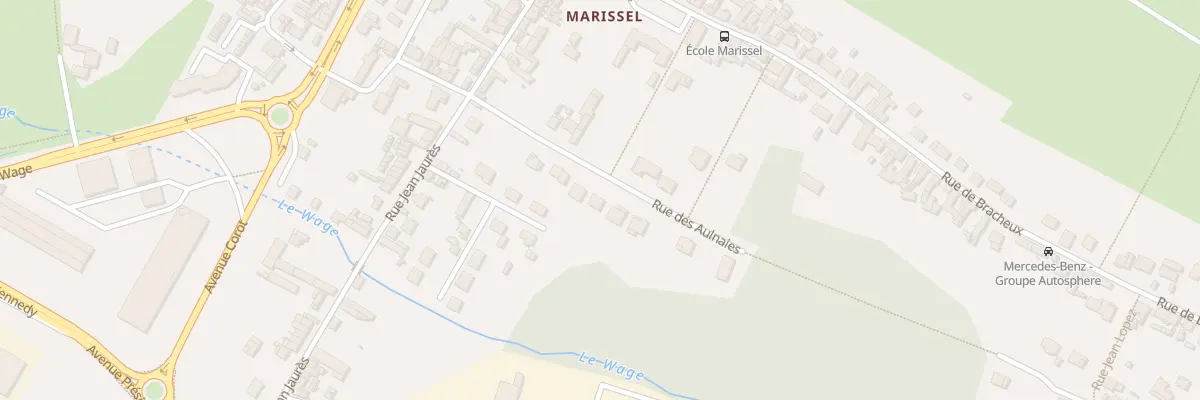 Plan du 12 Rue des Aulnaies à Beauvais