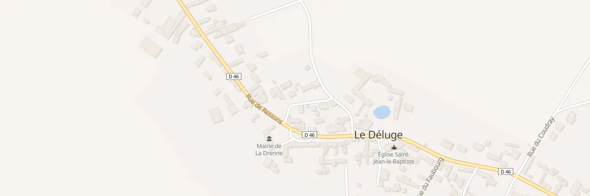 Plan du 8 Rue de la Procession à La Drenne