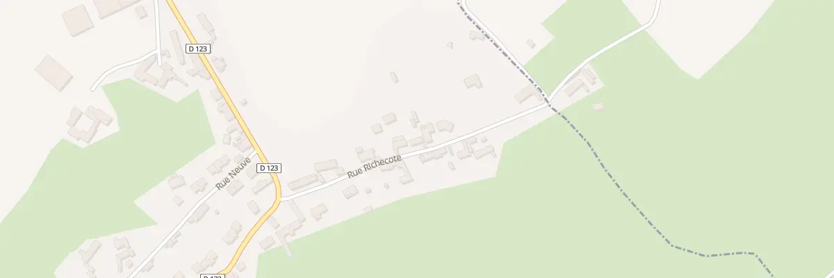 Plan du 13 Rue Richecote à Auchy-lès-Hesdin