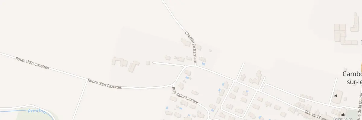 Plan du 2 Imp En Barriere à Cambounet-sur-le-Sor
