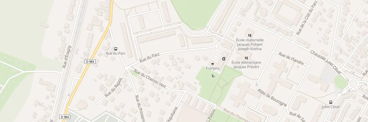 Plan du 57 Rue du Parc à Saint-Ouen-l’Aumône
