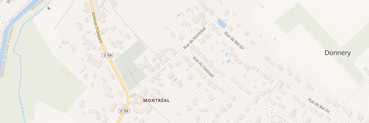Plan du 2 Rue du Gatinais à Donnery
