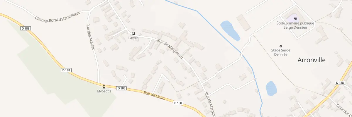 Plan du 21 Rue de Margicourt à Arronville