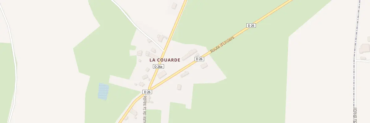 Plan du 9 Rte d’Urciers à Feusines