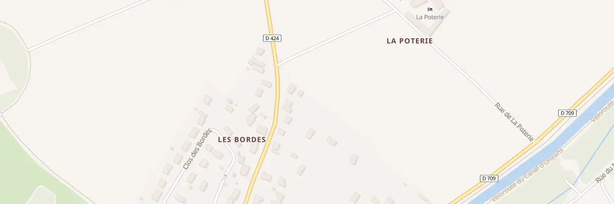 Plan du 24 Rue de la Gare à Donnery