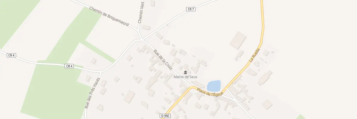 Plan du 12 Rue de la Croix à Seux