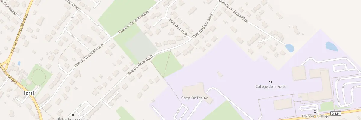 Plan du 370 Rue du Gros Baril à Traînou
