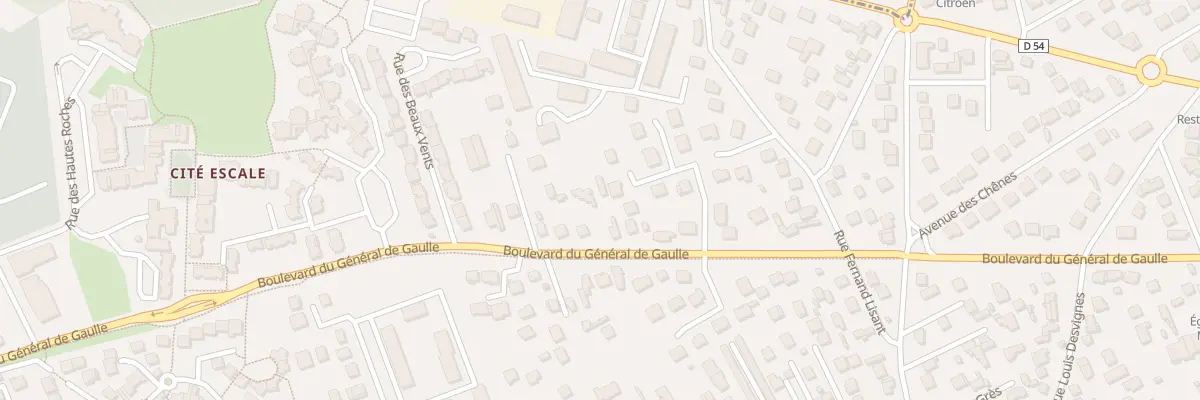 Plan du 199 Bd du Général de Gaulle à Conflans-Sainte-Honorine