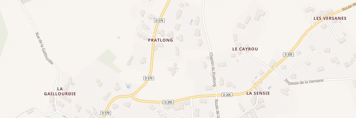 Plan du 5233 Prat Long à Sonnac
