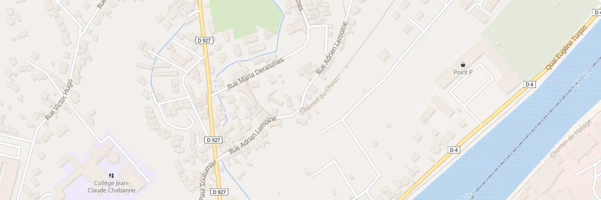 Plan du 21 Rue Adrien Lemoine à Pontoise