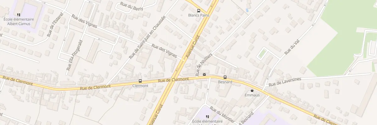 Plan du 191 Rue de Clermont à Beauvais
