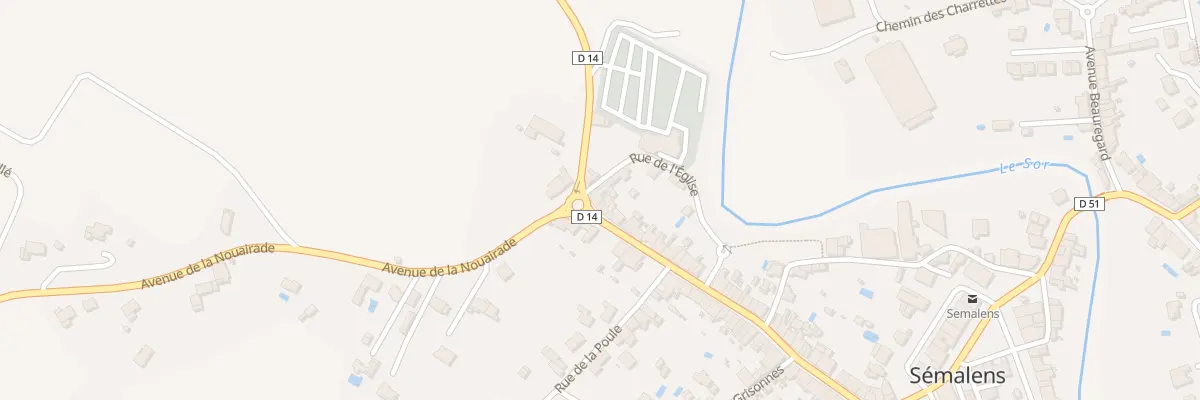 Plan du 78 Rue de la Bastide à Sémalens