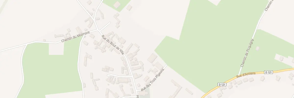 Plan du 10 Rue du Bout de Ville à Fourdrinoy