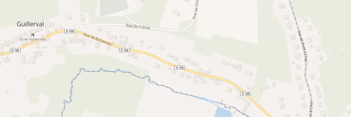 Plan du 307 Rue de Bichereau à Guillerval