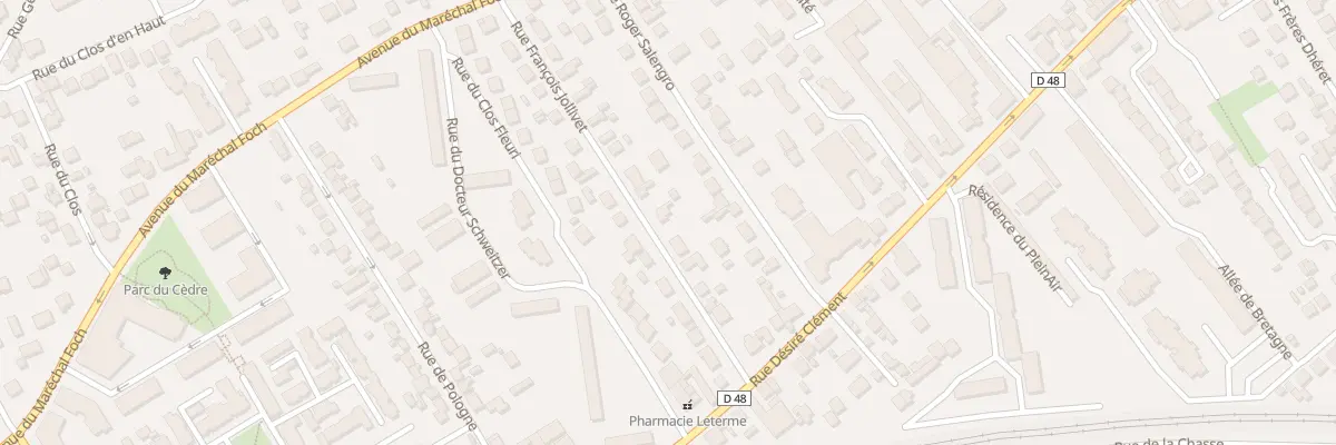 Plan du 12 Rue François Jollivet à Conflans-Sainte-Honorine