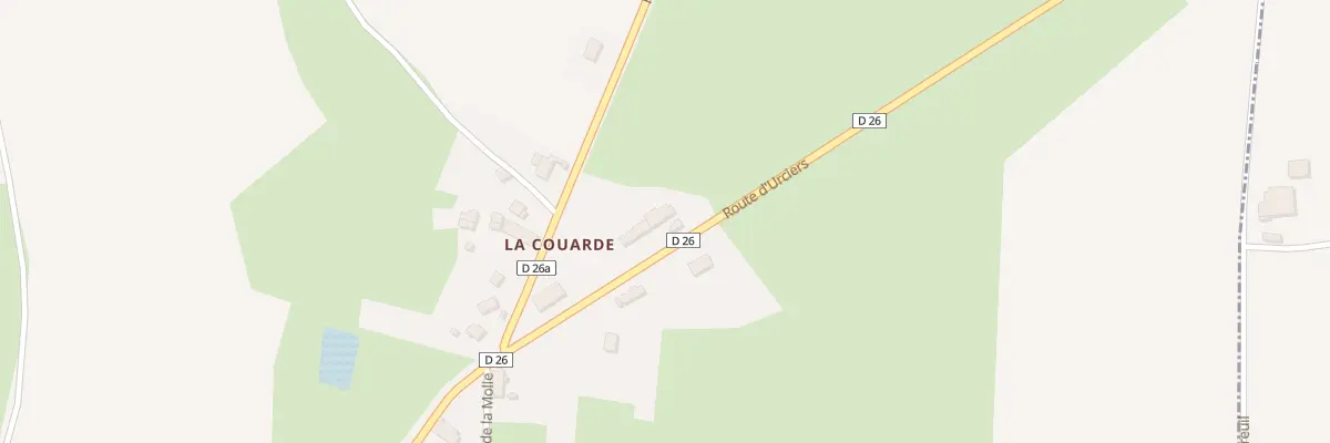 Plan du 11 Rte d’Urciers à Feusines