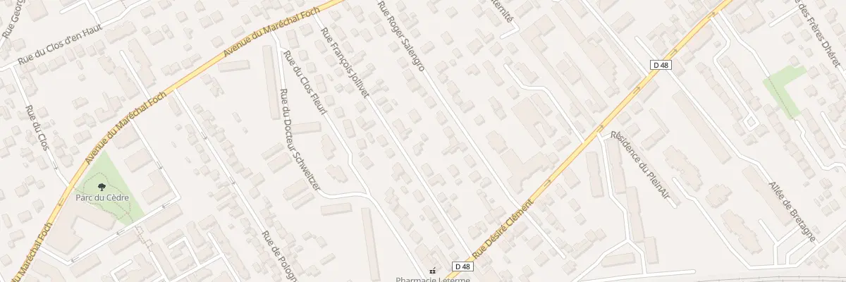 Plan du 14 Rue François Jollivet à Conflans-Sainte-Honorine