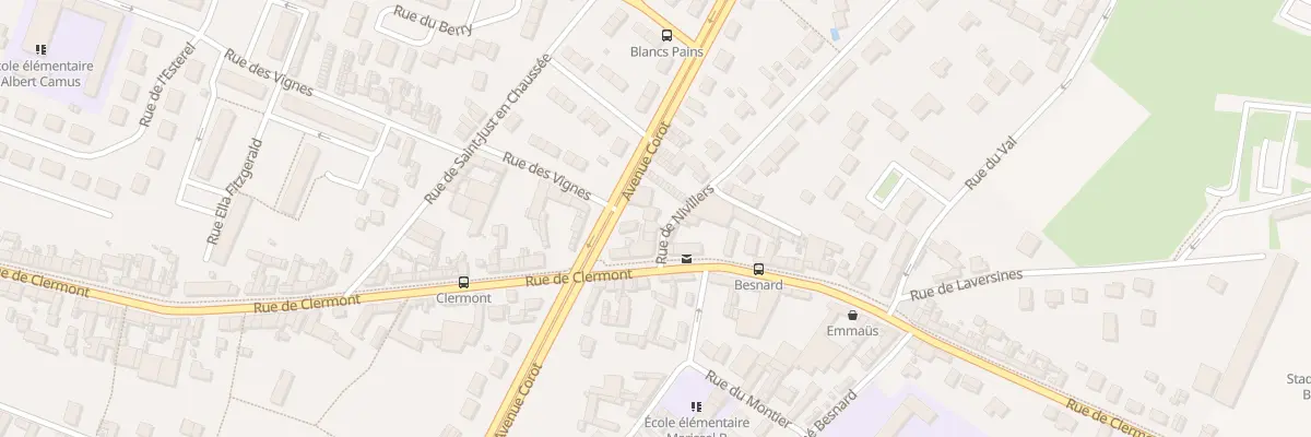 Plan du 1 Rue de Nivillers à Beauvais