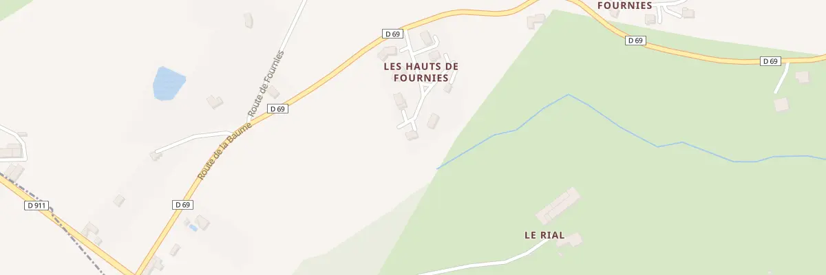 Plan du 5525 Fournies au Bas Ségala
