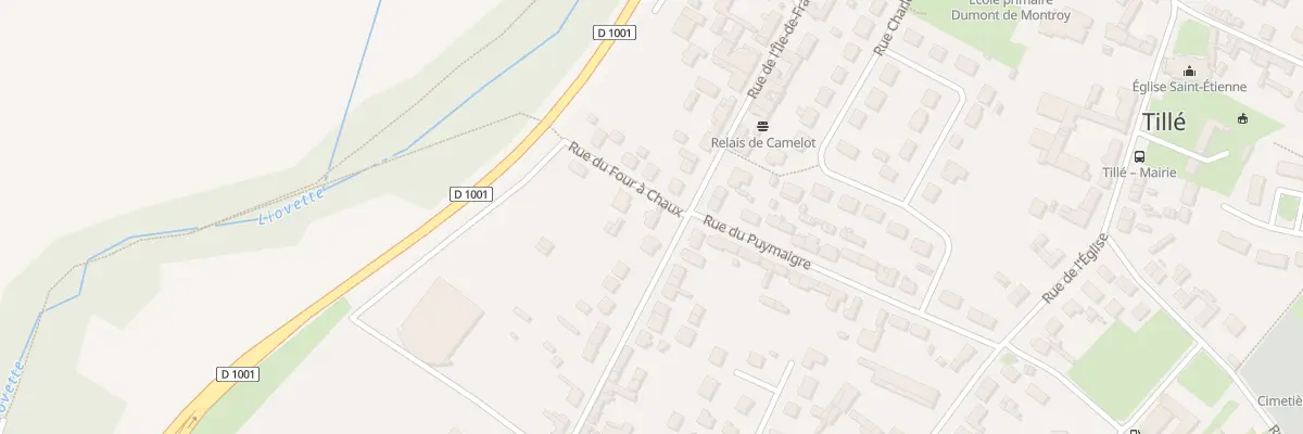 Plan du 33 Rue de l’Ile de France à Tillé