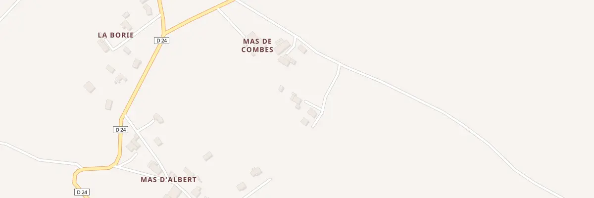 Plan du 5018 Mas de la Combe à Sieurac