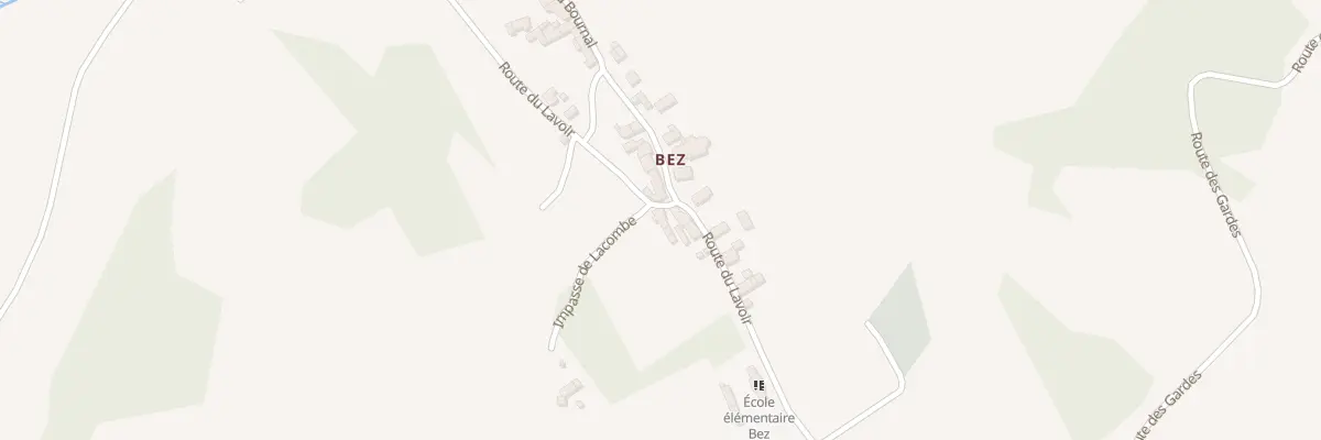 Plan du 5103 Bez à Naussac
