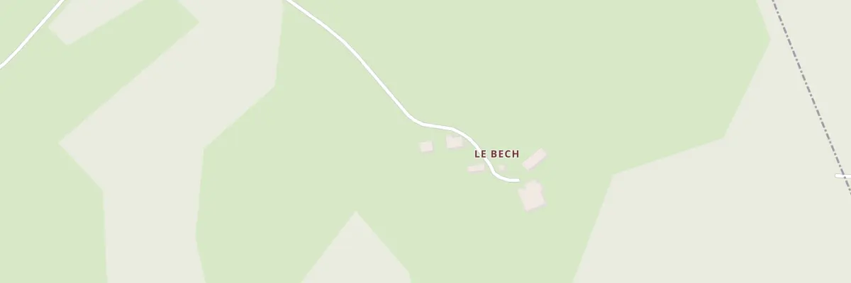 Plan du 2 Le Bech à Auriac