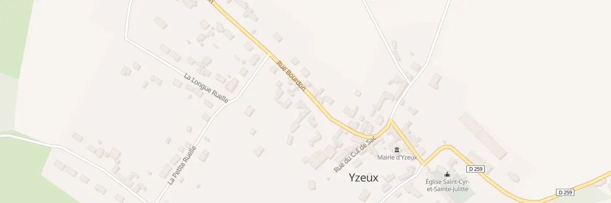 Plan du 11 Rue de Bourdon à Yzeux
