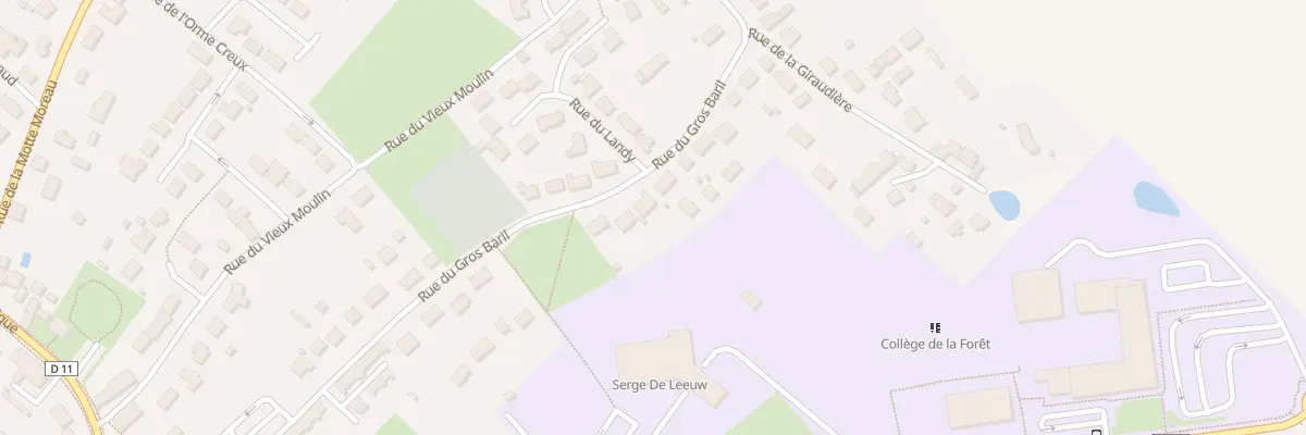 Plan du 390 Rue du Gros Baril à Traînou