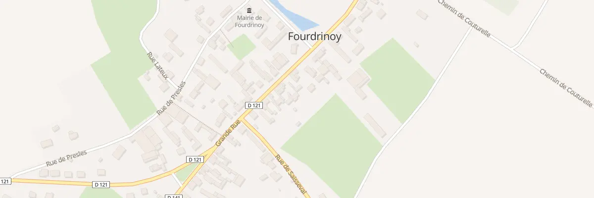 Plan du 11 Grande Rue à Fourdrinoy