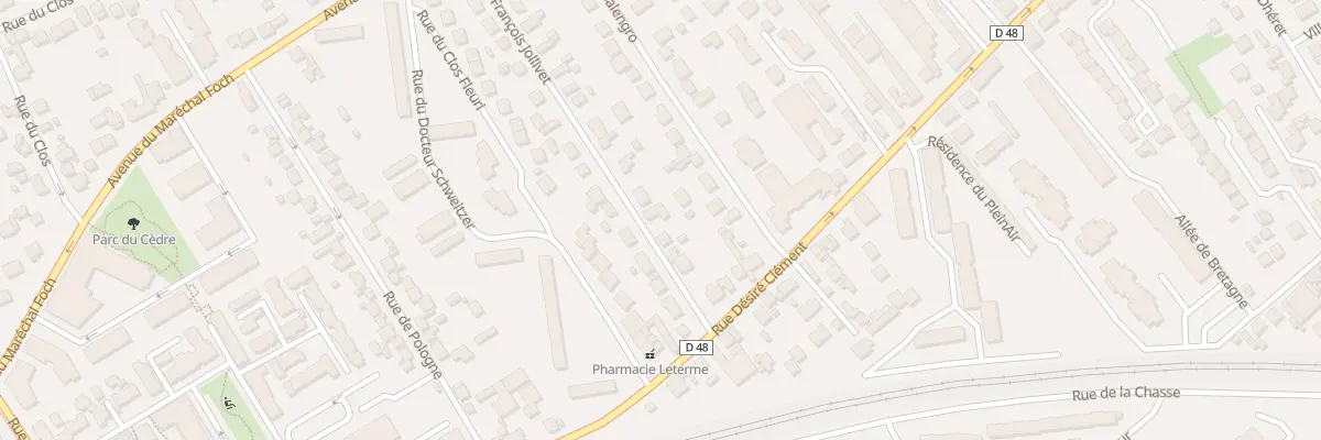 Plan du 8 Rue François Jollivet à Conflans-Sainte-Honorine